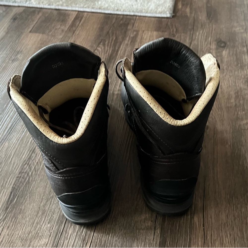 Dark Brown Leather Boots